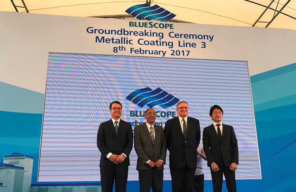 NS BlueScope Thailand MCL3 Groundbreaking 2017