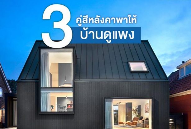 3 คู่สีหลังคาพาให้บ้านดูแพง | NS Bluescope Thailand