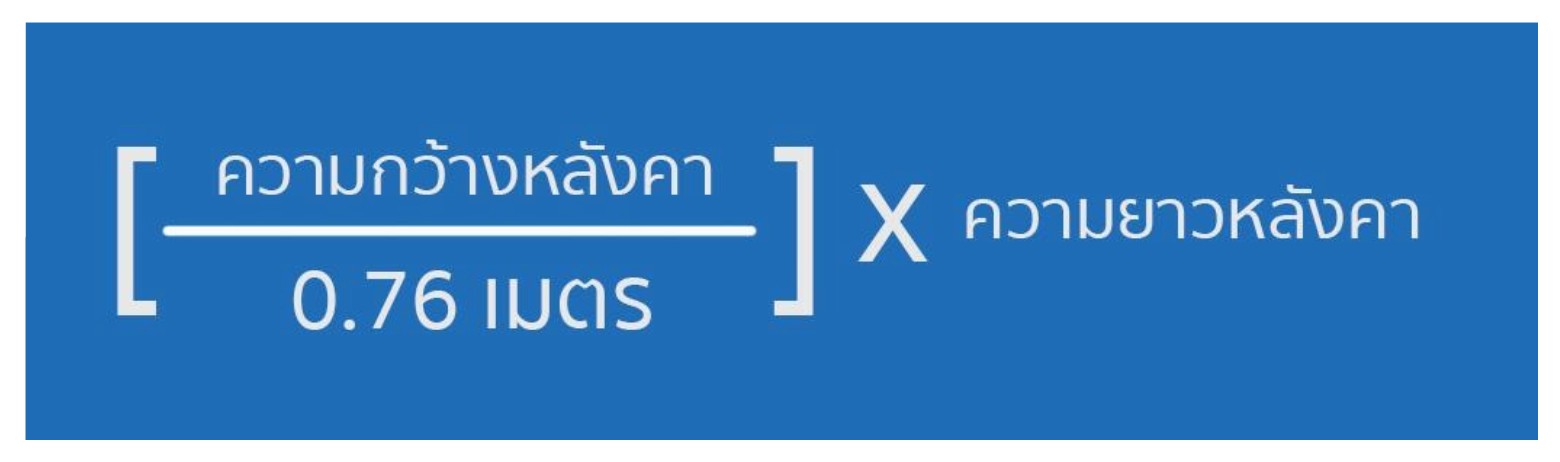 ขนาดแผ่นเมทัลชีท และวิธีคำนวณ